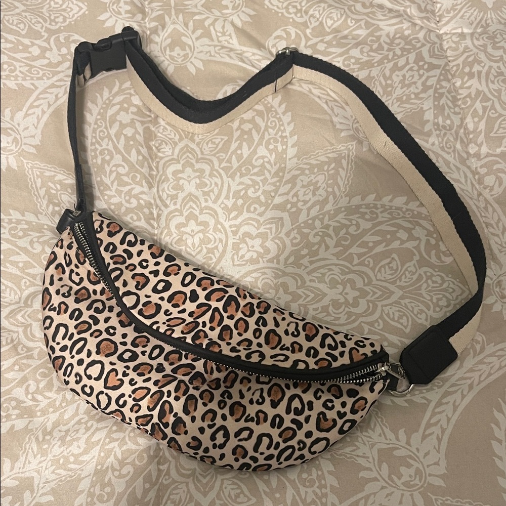Brighton Leopard Print Crossbody Bag